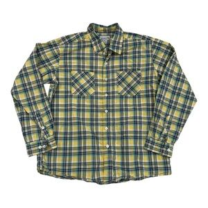 Carharrt Mens Plaid Long Sleeve Button Down - Size XL